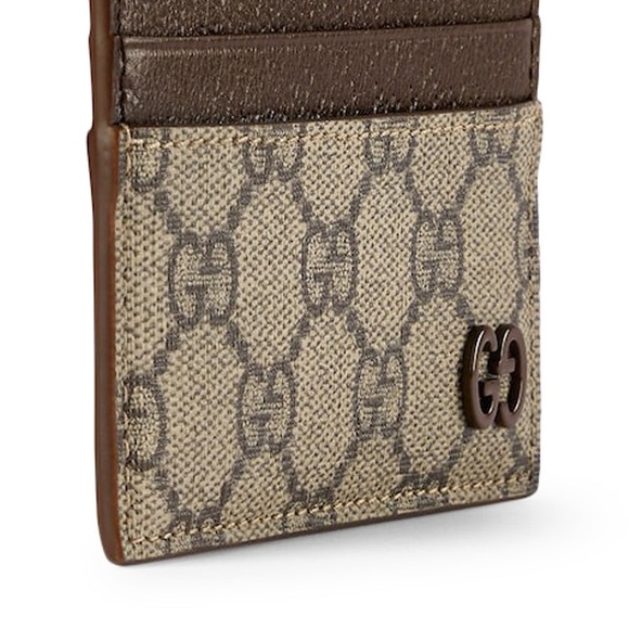 Gucci Brown and Tan Wallet with Iconic Pattern - Picture 1 of 4